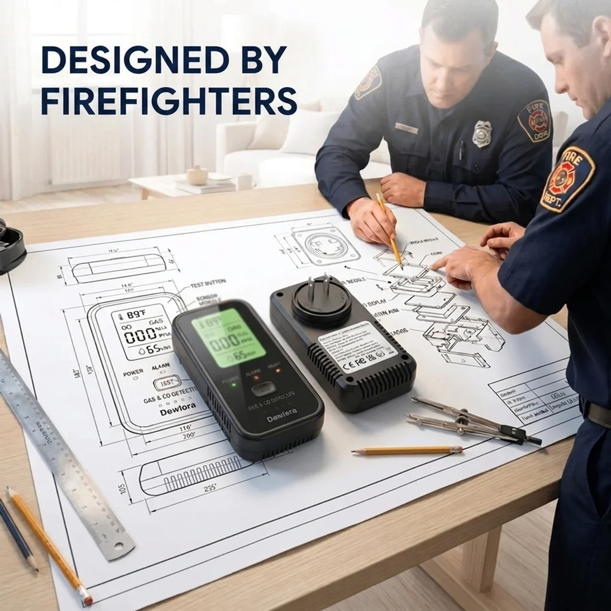 Dewlora 4 In 1 CO Detector