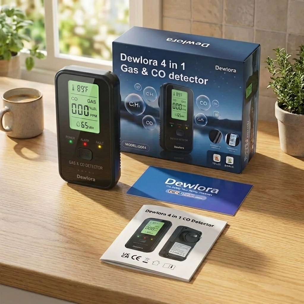 Dewlora 4 In 1 CO Detector RV