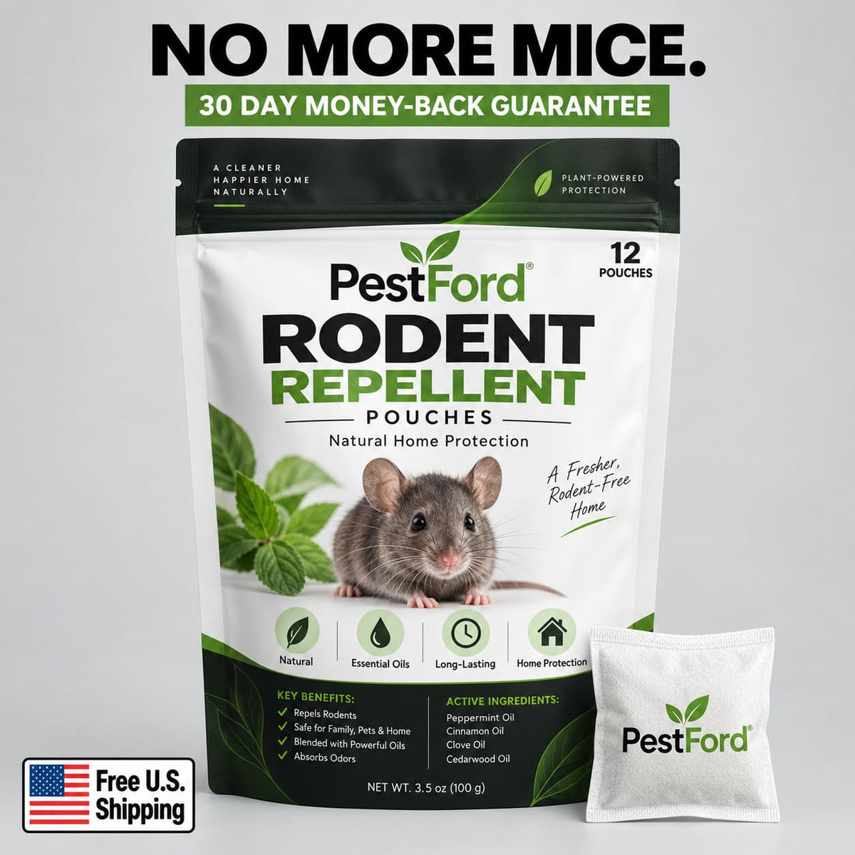 rodent repellent pouches