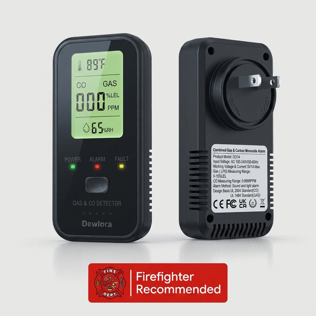 Dewlora 4 In 1 CO Detector